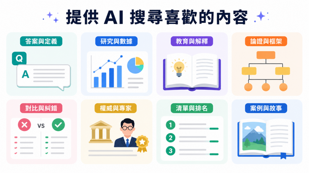 圖三 提供 AI 搜尋喜歡的內容